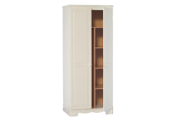 Bedworld Furniture Blanc Range - Wardrobe - 2 Door (With Fitted