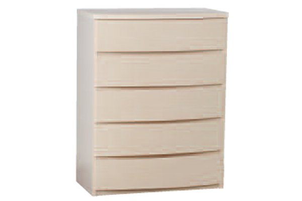 Bedworld Furniture Eclipse Range - Chest of Drawers (5 Drawers)
