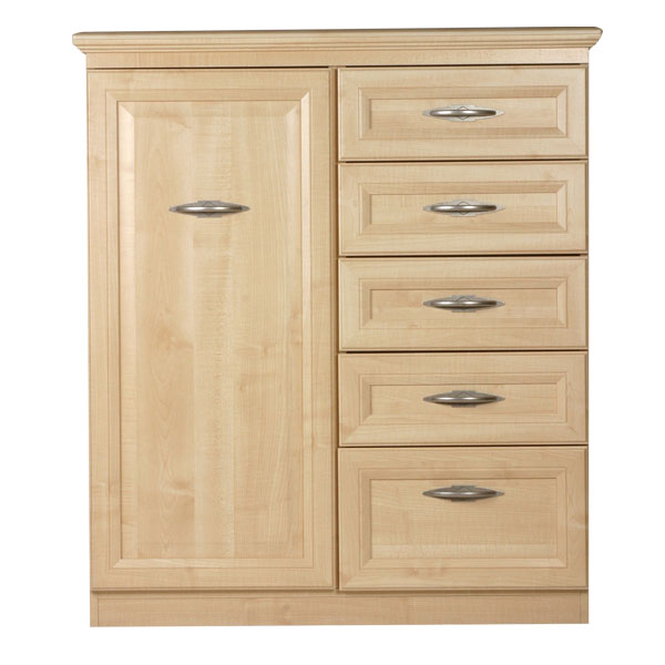 Bedworld Furniture Five Drawer Chest Plus One Door Tallboy