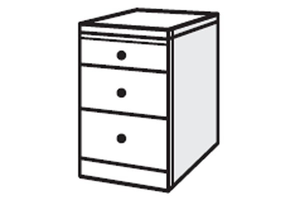 Bedworld Furniture Havana Range - Chest of Drawers (3 Drawer