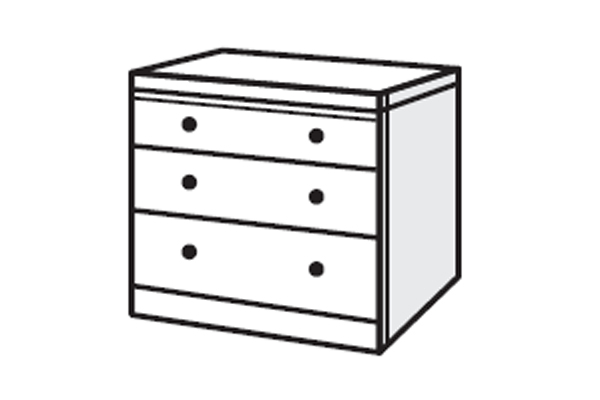 Bedworld Furniture Havana Range - Chest of Drawers (3 Drawers)