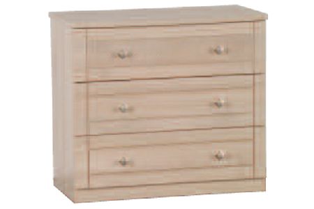 Bedworld Furniture Lattice Range - Chest of Drawers (3 Drawers)