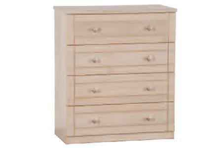 Bedworld Furniture Lattice Range - Chest of Drawers (4 Drawers)