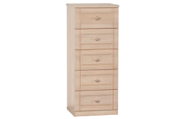 Bedworld Furniture Lattice Range - Chest of Drawers (5 Drawer