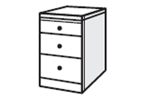 Bedworld Furniture Loire Range - Chest of Drawers (3 Drawer