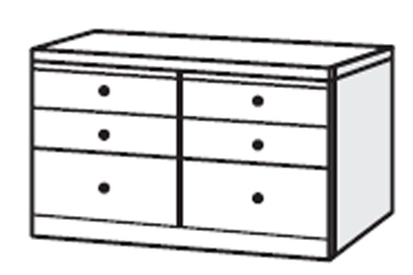 Bedworld Furniture Loire Range - Chest of Drawers (6 Drawers)