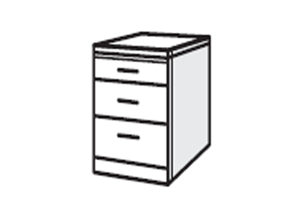 Bedworld Furniture Manhattan Range - Chest of Drawers (3 Drawer