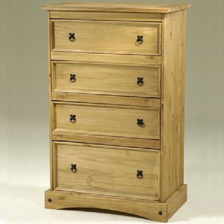 Bedworld Furniture Mexican Tucan 4 Drawer Chest