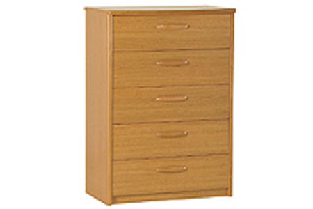 Bedworld Furniture Solent Range - Chest of Drawers (5 Drawers)