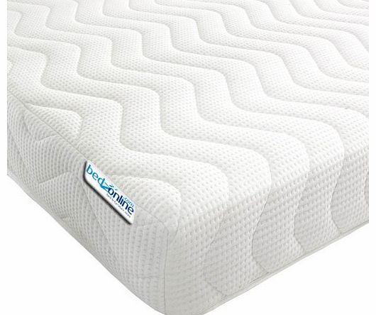  Memory Foam and Reflex 3 Zone Mattress with 1 Fibre Pillows Micro Quilted cool flex Cover, Single, 3 ft, 90cm x 190 cm