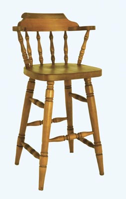 LARGE SPINDLE BAR STOOL