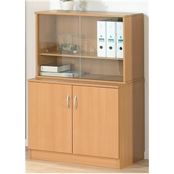 Beech Single Shelf Open Bookcase Size (WxDxH):