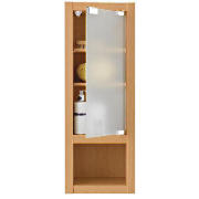 Beech Slim-line Wall Cabinet