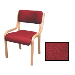 Stacking Side Chair-Burgundy