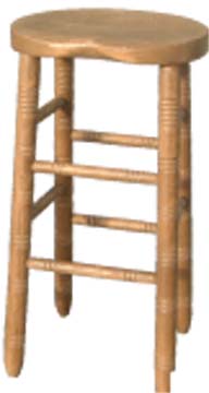 BEECH STOOL HIGH SADDLE
