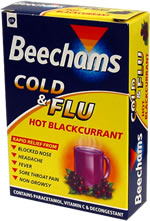 Cold and Flu Hot Blackcurrant 10x