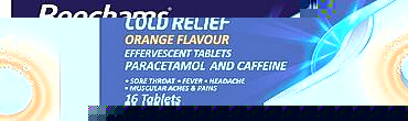 Beechams Cold Relief Orange Flavour Effervescent
