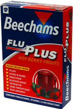beechams Flu-Plus Hot Berry Fruits 5x