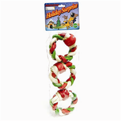 Beefeaters Christmas Braided Wreath Dog Treats 3 Pack 7.5-10cm (3-4in) by Beefeaters