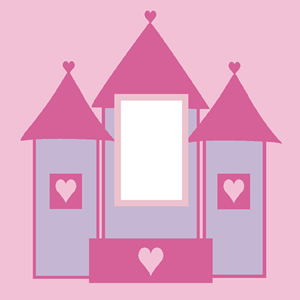 BeeSwitched Pink Fairy Castle Light Switch Cover