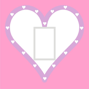 BeeSwitched Queen of Hearts - Pink Light Switch Cover
