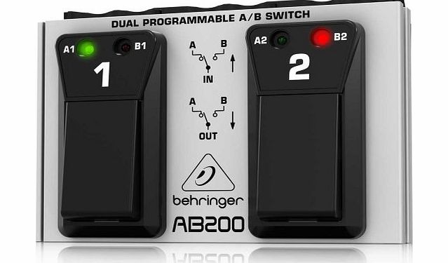 Behringer AB200 Dual A/B Programmable Footswitch