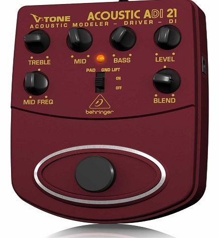 Behringer ADI-21 Acoustic Amp Modeler/ DI