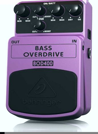 BOD400 Bass Overdrive Effects Pedal
