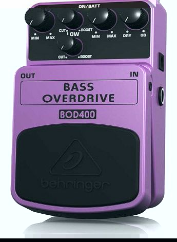 Behringer BOD400 Bass Overdrive Effects Pedal
