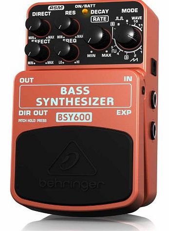 Behringer BSY600 Bass Synthesizer Effects Pedal