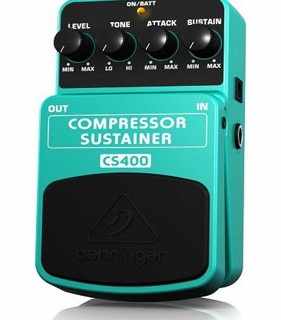 Behringer CS400 Compressor/Sustainer Effects Pedal