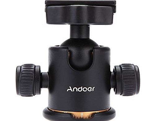 BEIKE BK-03 Camera Tripod Ball Head Ballhead with Quick Release Plate 1/4`` Screw