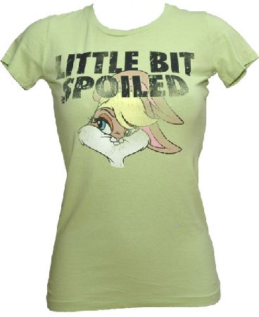 Bejeweled Little Bit Spoiled Ladies Lola Bunny T-Shirt from Bejeweled