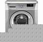 Beko WMB71231 washing machines in Silver