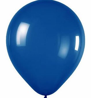 25 x 12 inch Latex Mid Blue Wedding Balloons