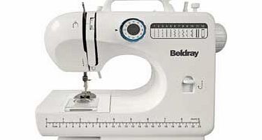 Beldray 12 Stitch Sewing Machine with Accessories - White