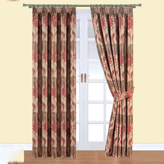 Belfield Furnishings Tavie Curtains Red