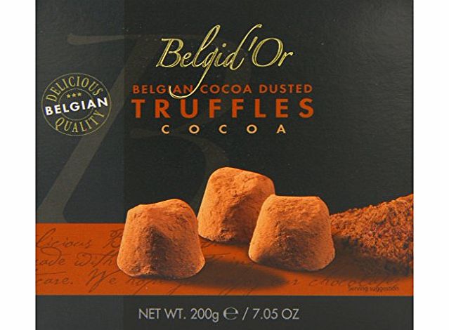BelgidOr Belgian Cocoa Dusted Truffles 200 g (Pack of 2)