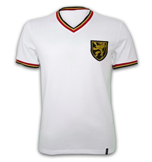 Belgium  Belgium Away 1970s Short Sleeve Retro Shirt
