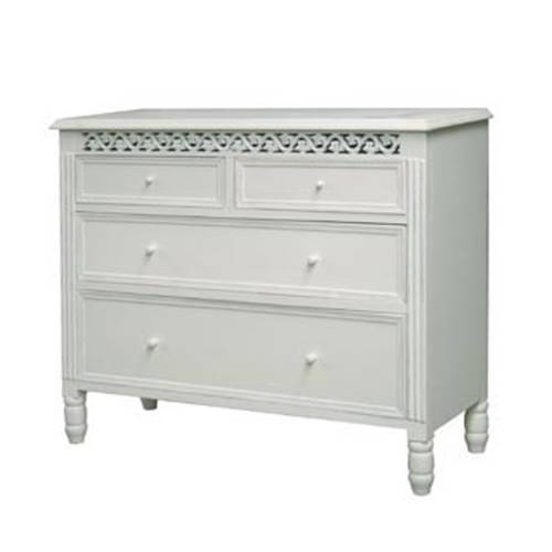 Belgravia White 2 2 Chest of Drawers