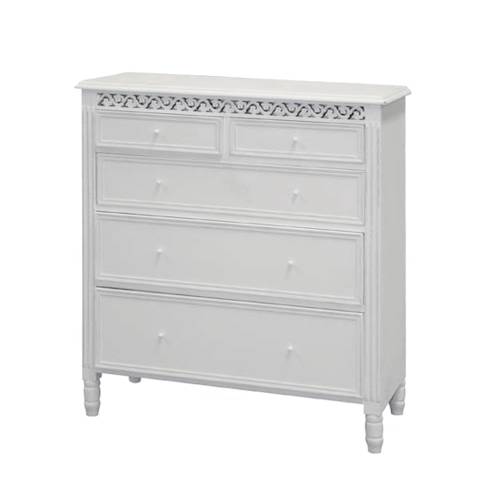 Belgravia White Chest of Drawers (2 3)