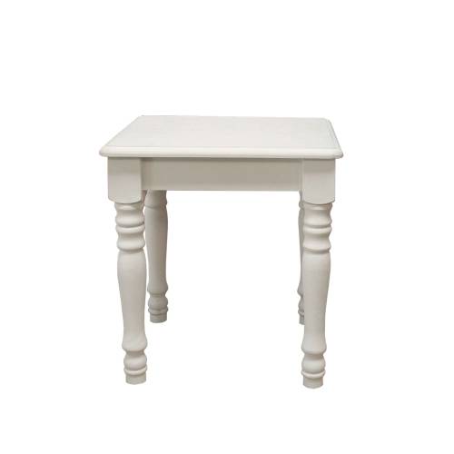 Belgravia White Dressing Table Stool