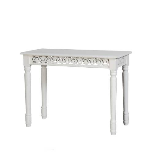 Belgravia White Plain Hall Table