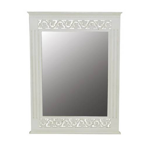 Belgravia White Wall Mirror