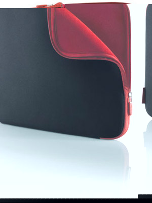 15 Notebook Sleeve - Neoprene - Jet/Carbernet