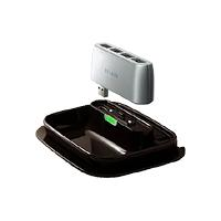 2-in-1 Hub - Hub - 7 ports - Hi-Speed USB