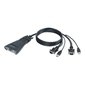 Belkin 2 Port KVM Switch with Built-in cabling