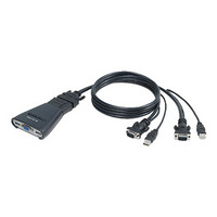 2-Port PS2 KVM switch inc. cables