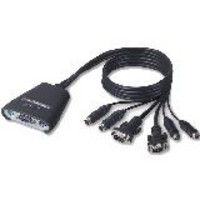 2-Port USB KVM Switch inc. cables
