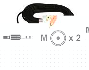 BELKIN 3.5MM JACK TO RCA 5M